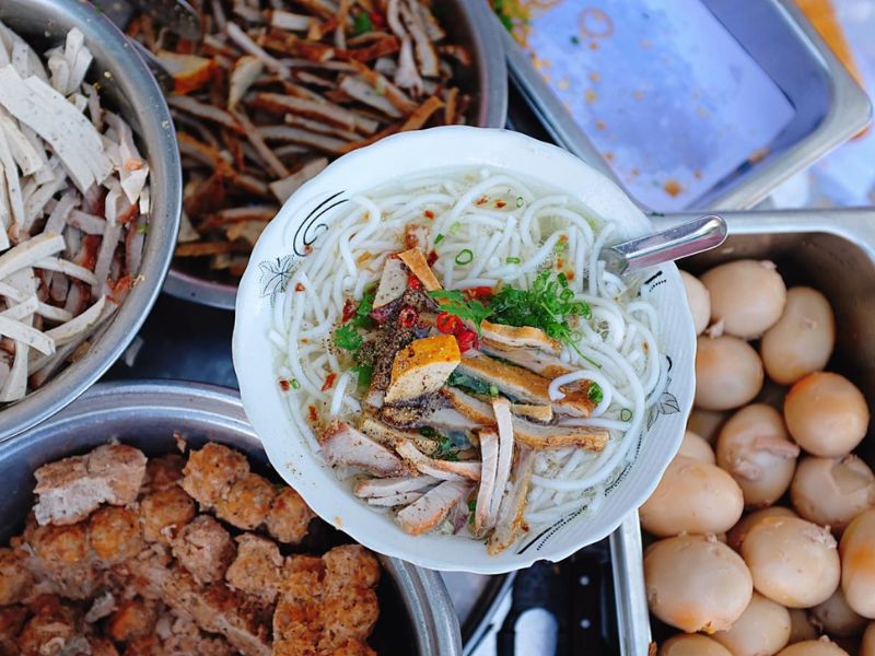 Các nguyên liệu dùng để nấu bánh canh chả cá Nha Trang 